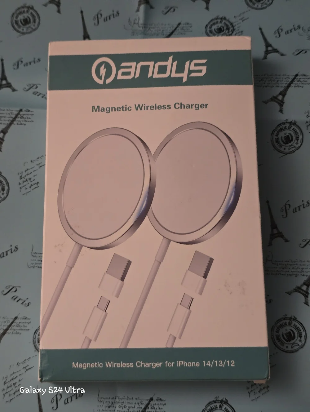 2 Pk Of Wireless Cellphone Charging Magnetic Pads NEW In Box